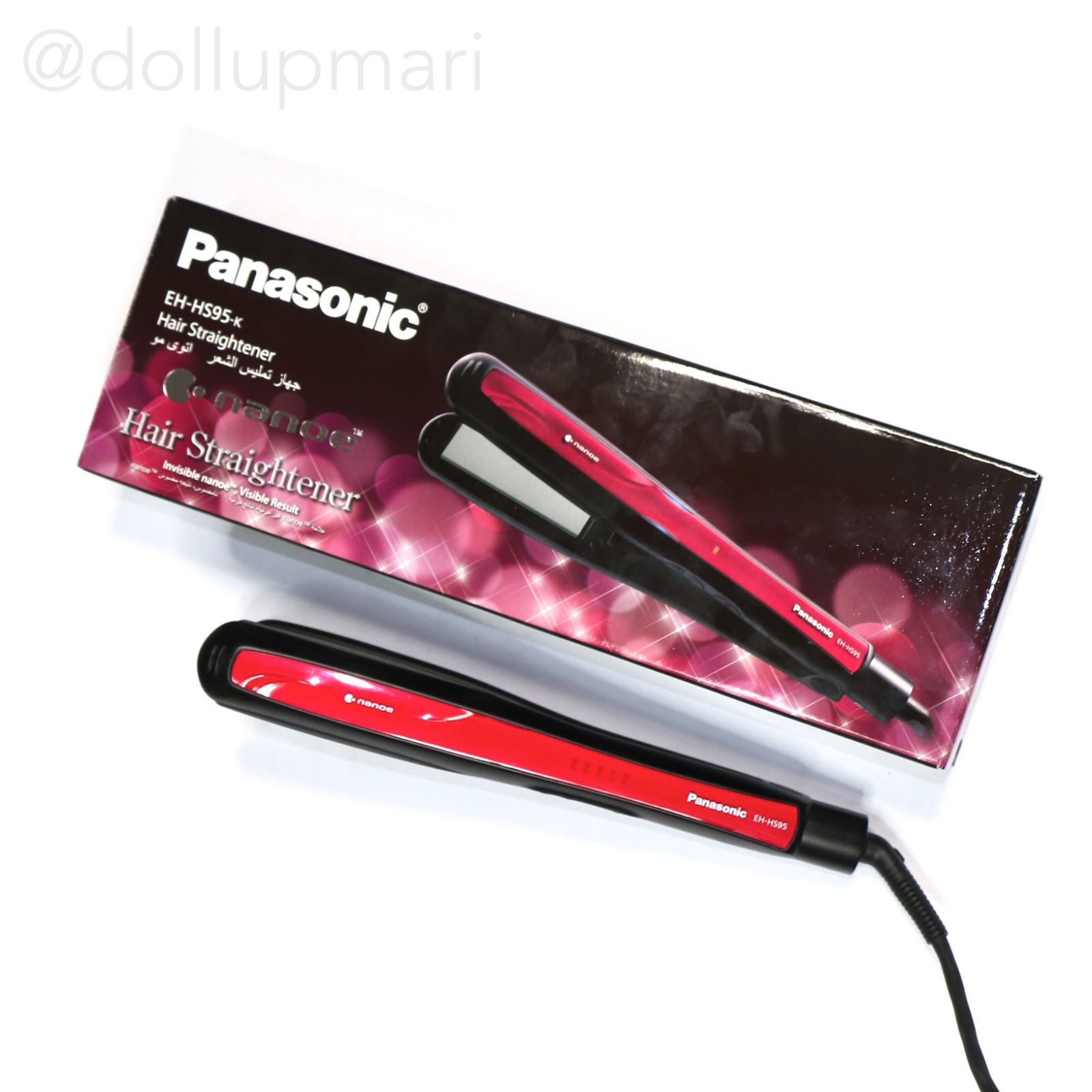Panasonic Nanoe Hair Straightener (EH-HS95-K) Review | Doll Up Mari