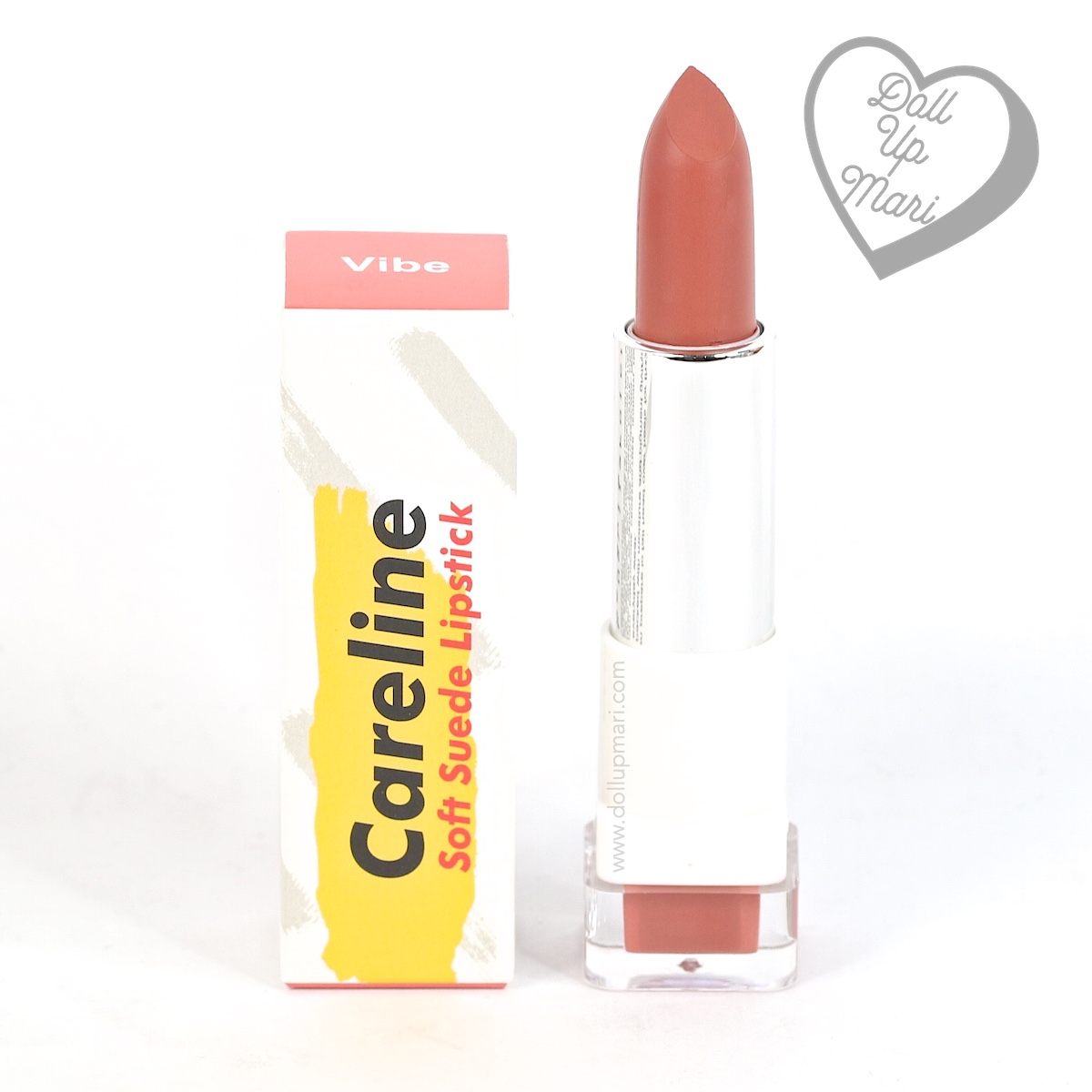 Careline Soft Suede Lipstick (Vibe) Review, Swatch, Price 