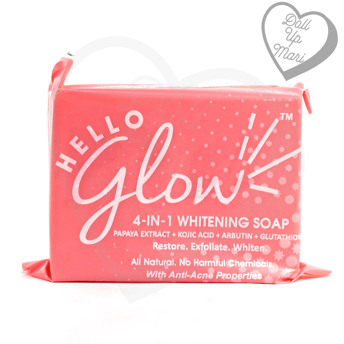 Hello Glow by Ever Bilena 4-in-1 whitening soap front 