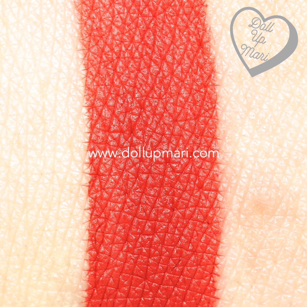 Swatch of Wearing 285 Gritty shade of Maybelline Superstay Matte Ink Liquid Lipstick Rogue Reds