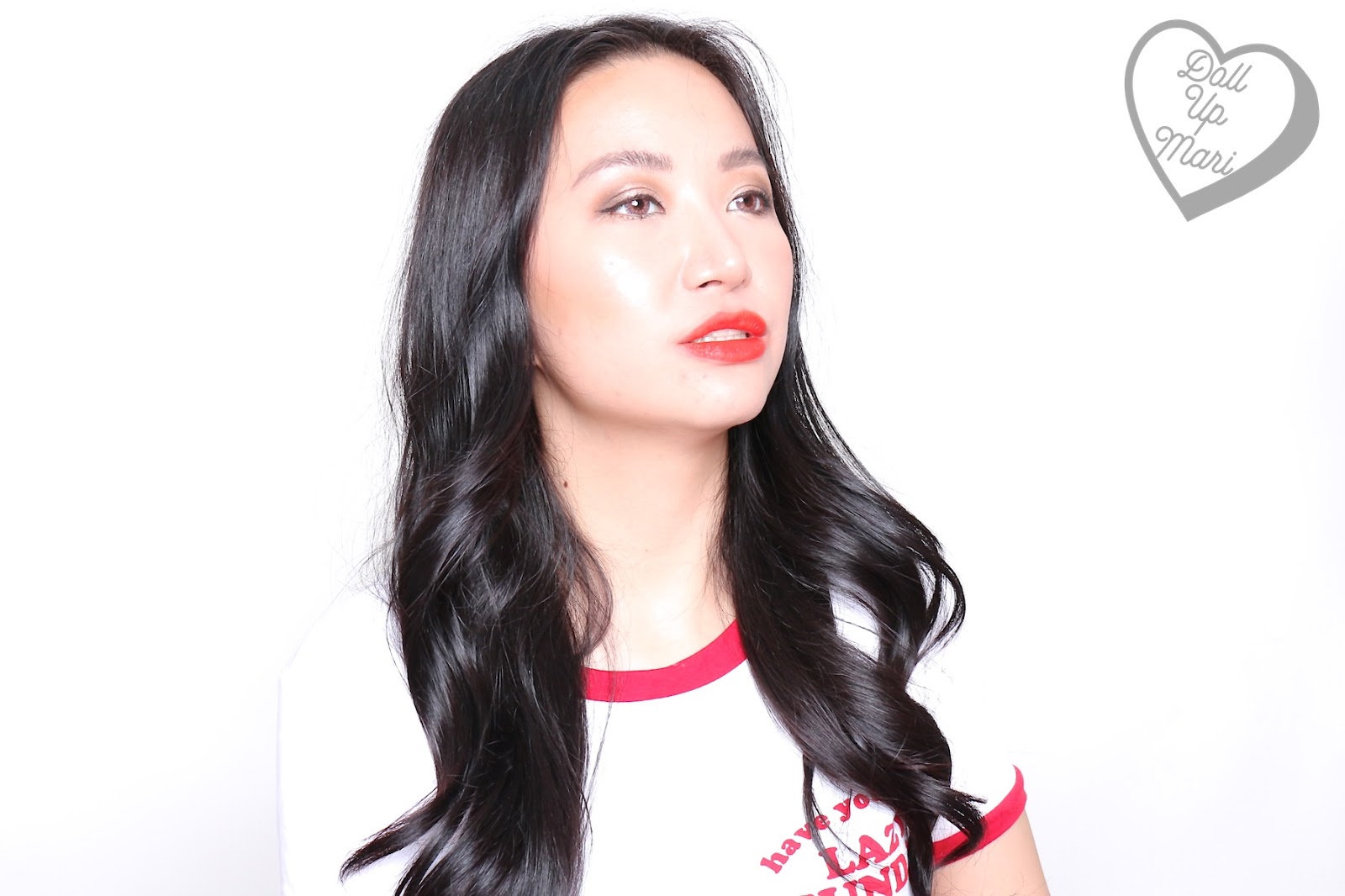 Wearing 290 Standout shade of Maybelline Superstay Matte Ink Liquid Lipstick Rogue Reds