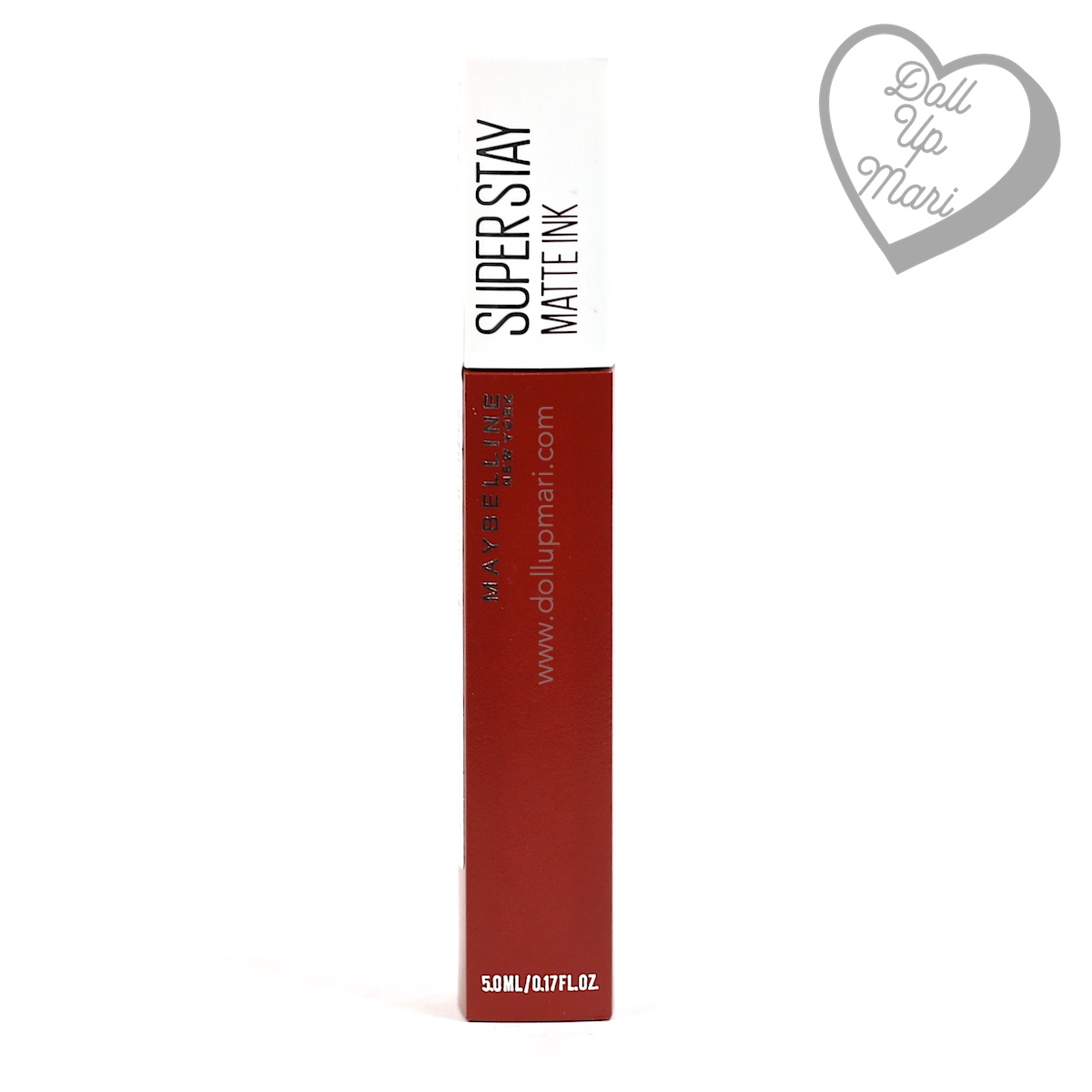 Pack shot of 295 Dauntless shade of Maybelline Superstay Matte Ink Liquid Lipstick Rogue Reds