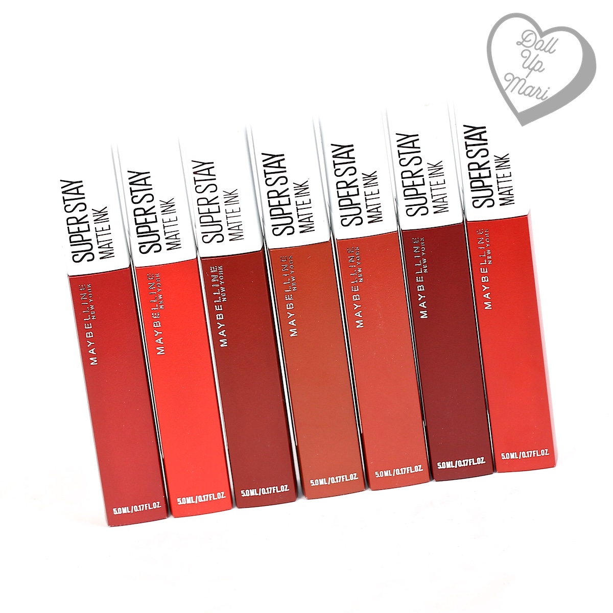 Maybelline Superstay Matte Ink Liquid Lipstick Rogue Reds Collection