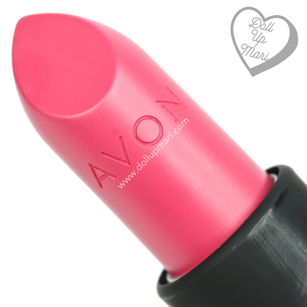 Tube zoom in of Adoring Love shade of AVON Perfectly Matte Lipstick