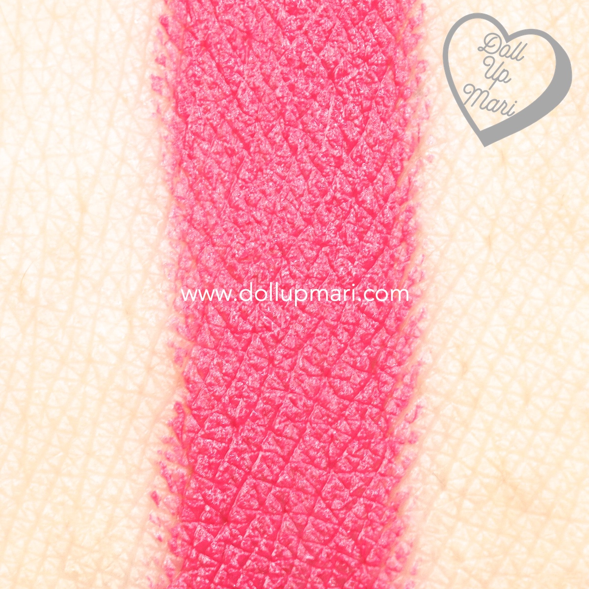 Swatch of Adoring Love shade of AVON Perfectly Matte Lipstick