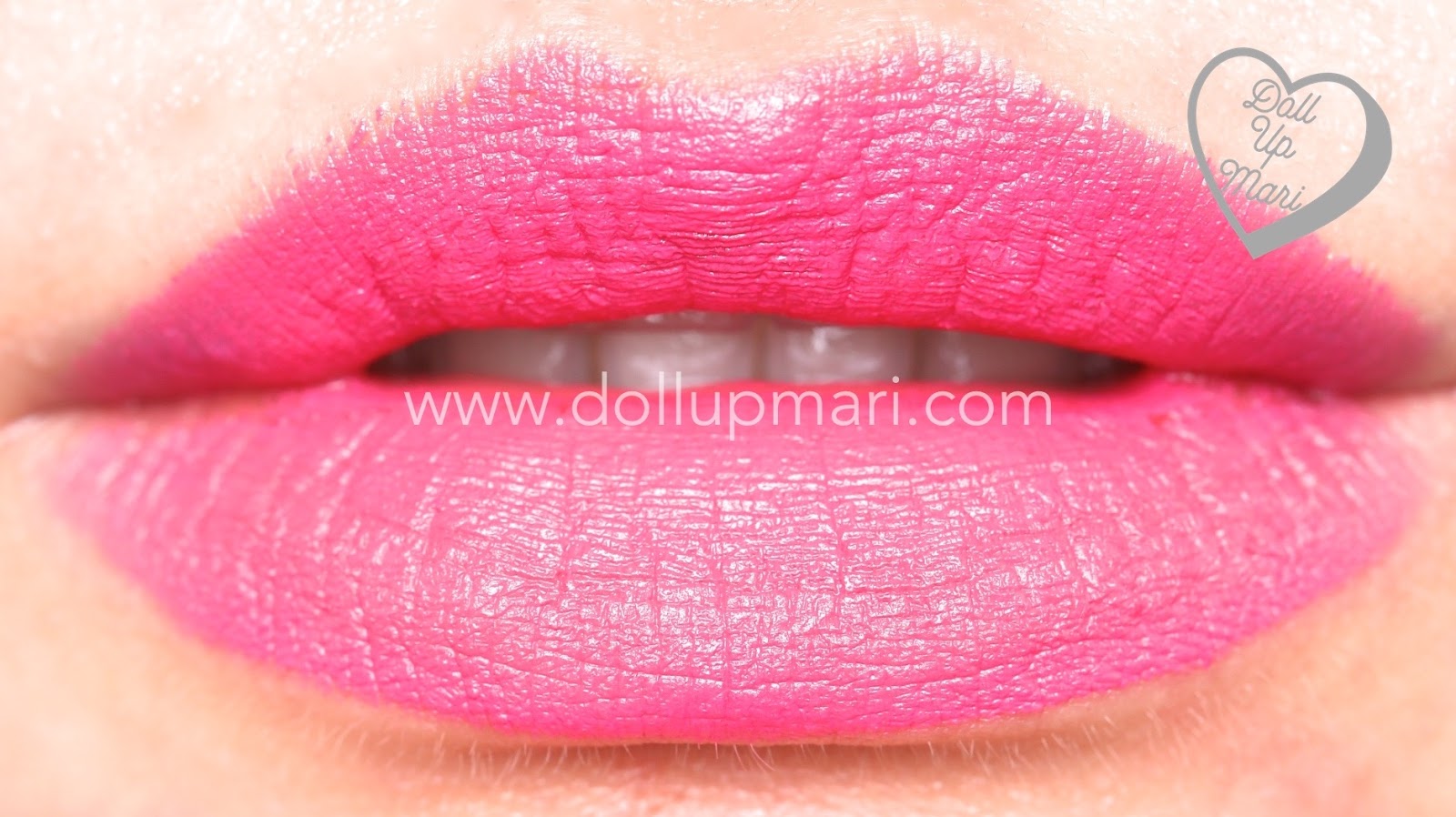lip swatch of Adoring Love shade of AVON Perfectly Matte Lipstick