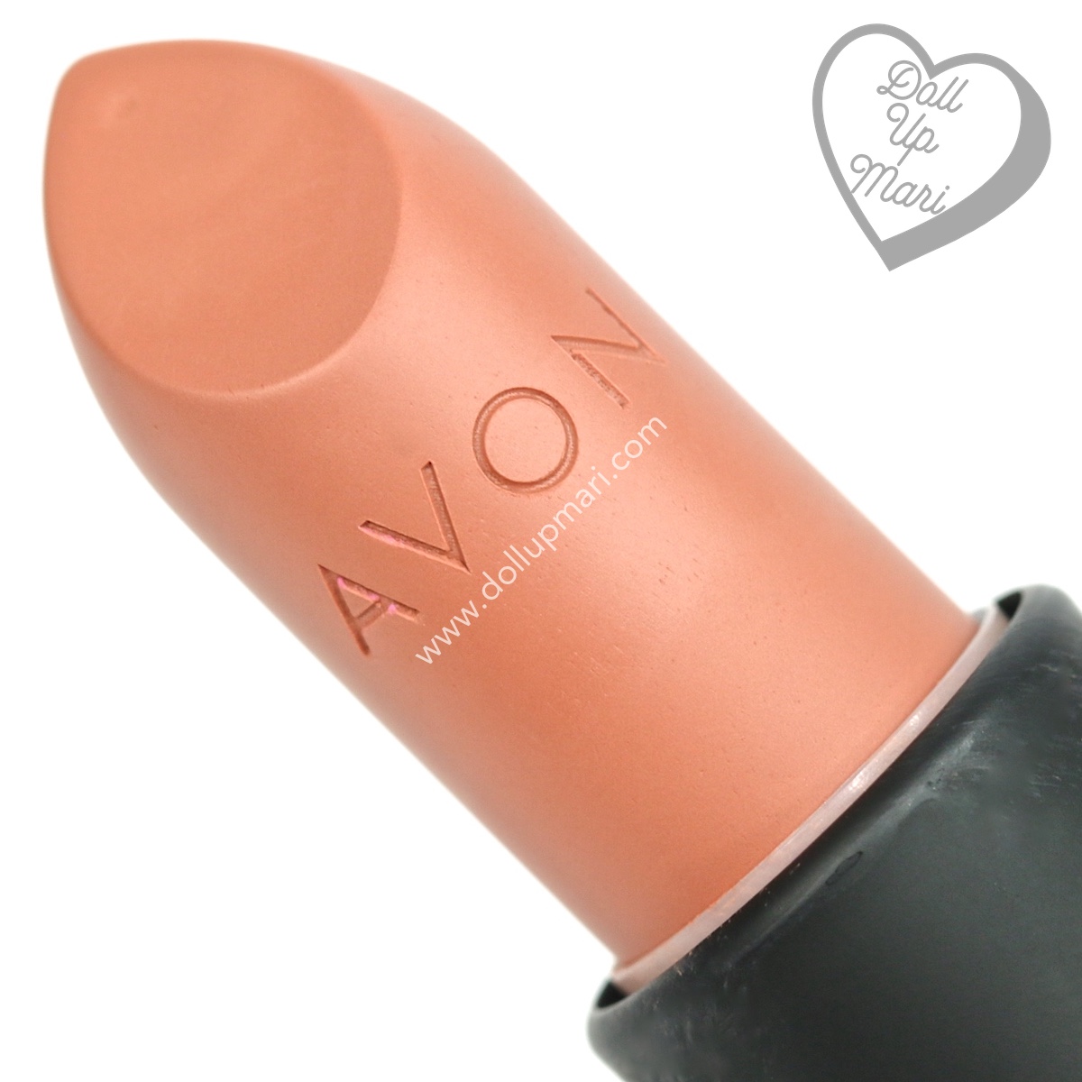 Zoom in of Au Naturale shade of AVON Perfectly Matte Lipstick 