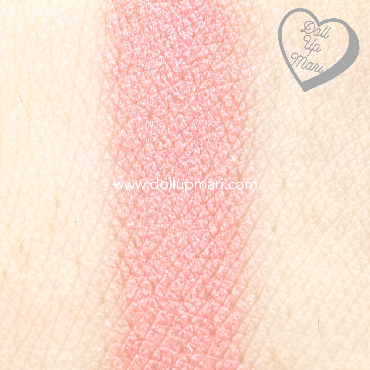 swatch of Blush Shade of AVON Perfectly Matte Lipstick