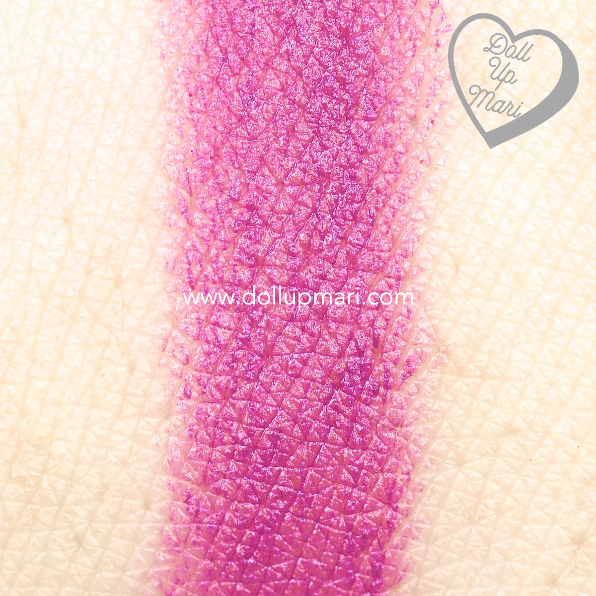 swatch of Hot Plum shade of AVON Perfectly Matte Lipstick