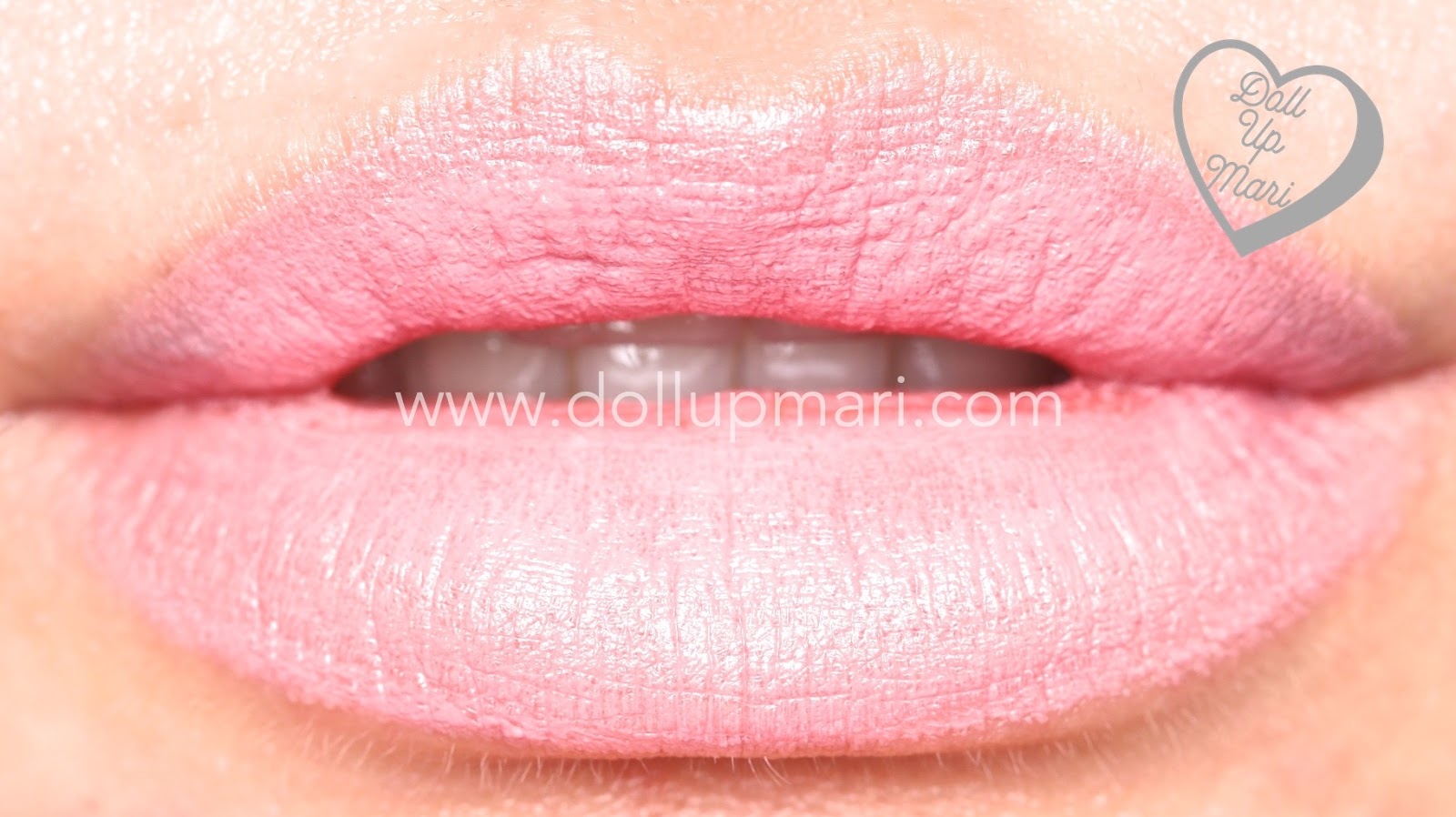lip swatch of Pink Passion shade of AVON Perfectly Matte Lipstick
