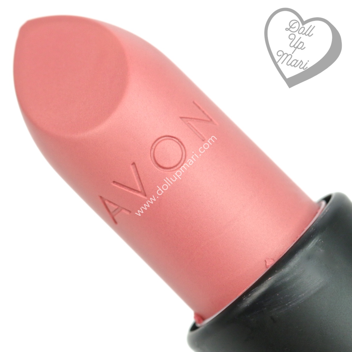 zoom in of Pure Pink shade of AVON Perfectly Matte Lipstick