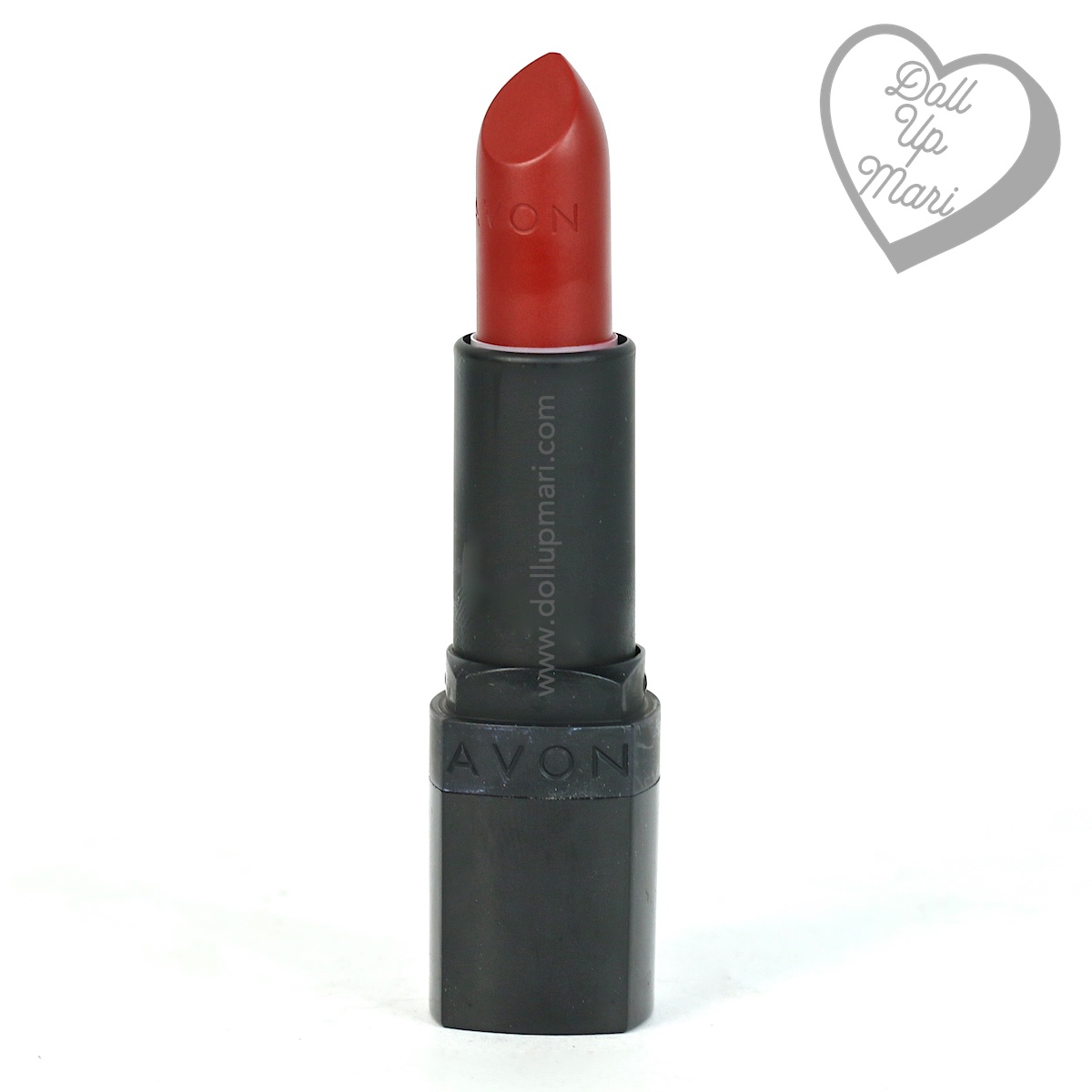 Pack shot of Red Supreme shade of AVON Perfectly Matte Lipstick