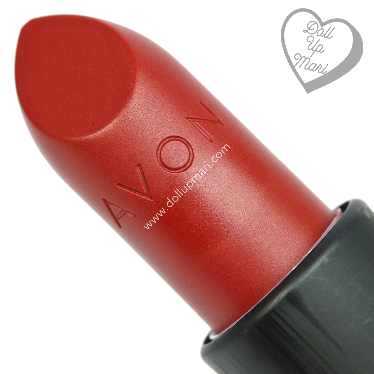 zoom in of Red Supreme shade of AVON Perfectly Matte Lipstick