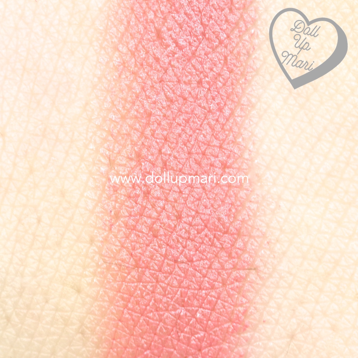 swatch of Rouged Perfection shade of AVON Perfectly Matte Lipstick