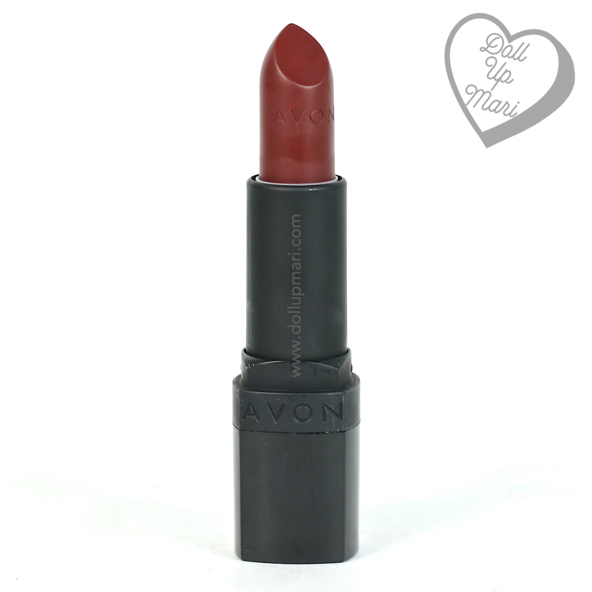 Pack shot of Superb Wine shade of AVON Perfectly Matte Lipstick 