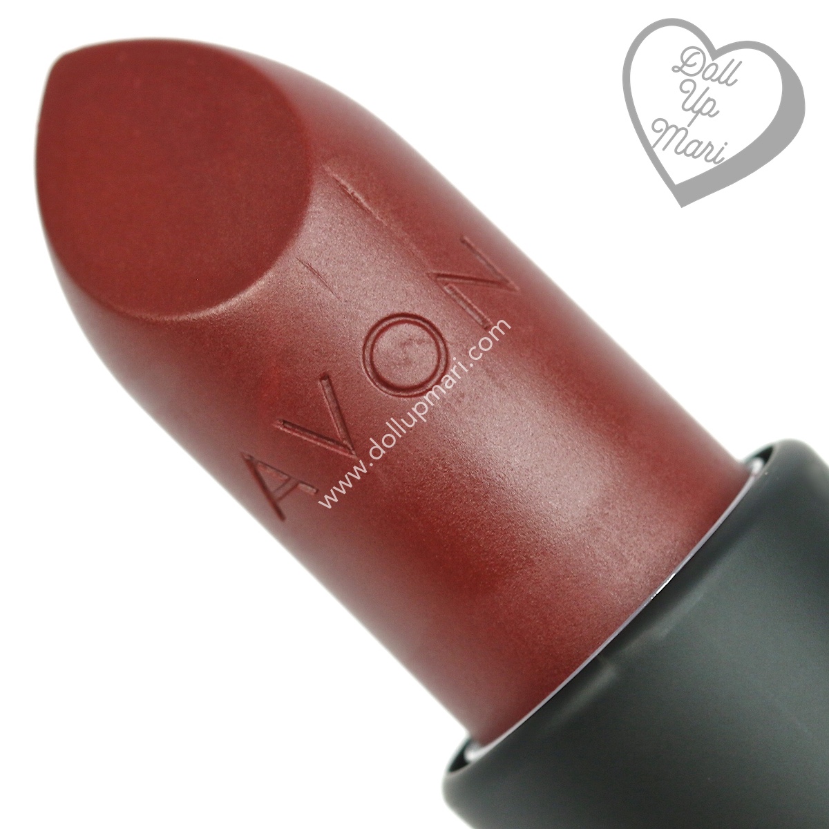 Zoom in of Superb Wine shade of AVON Perfectly Matte Lipstick 