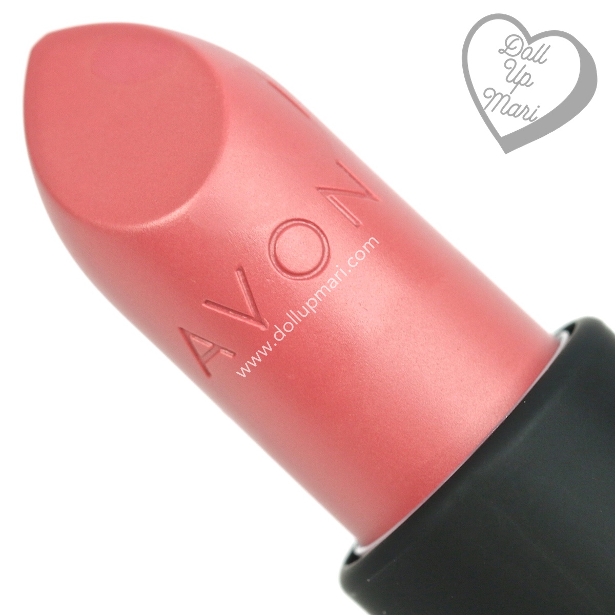 Zoom in of Tempting Mauve shade of AVON Perfectly Matte Lipstick