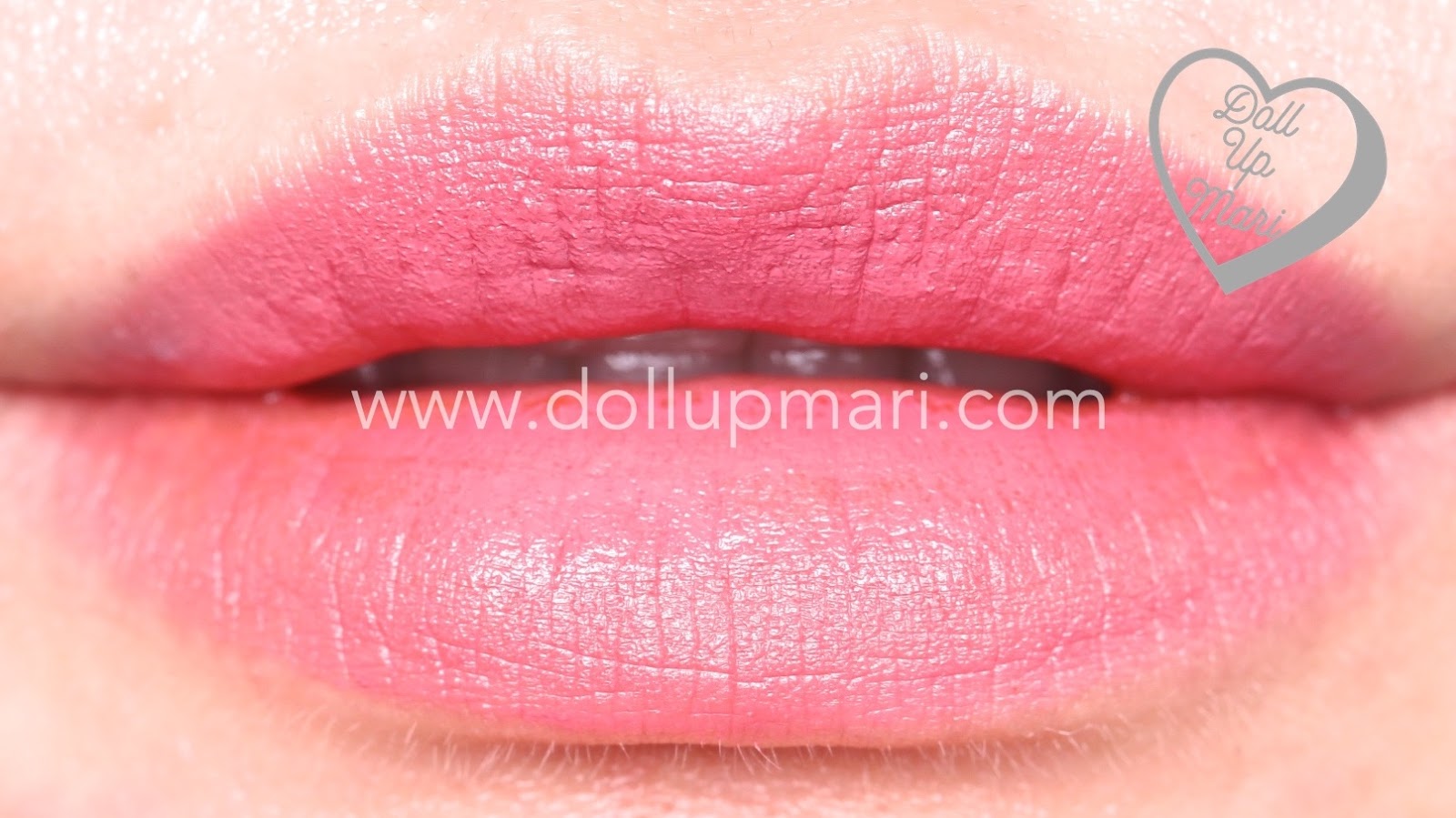 Lip swatch of Tempting Mauve shade of AVON Perfectly Matte Lipstick