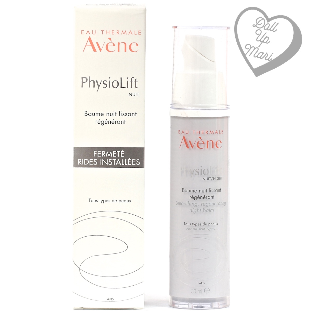 pack shot of Avène PhysioLift Night Smoothing Regenerating Night Balm