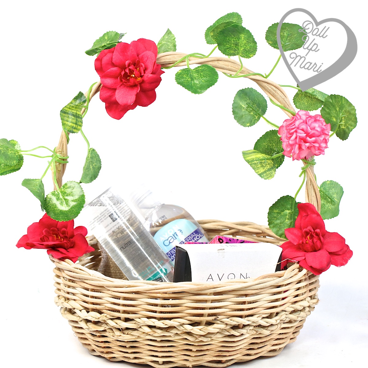 AVON Floral Wonderland Collection in a floral basket seeding kit