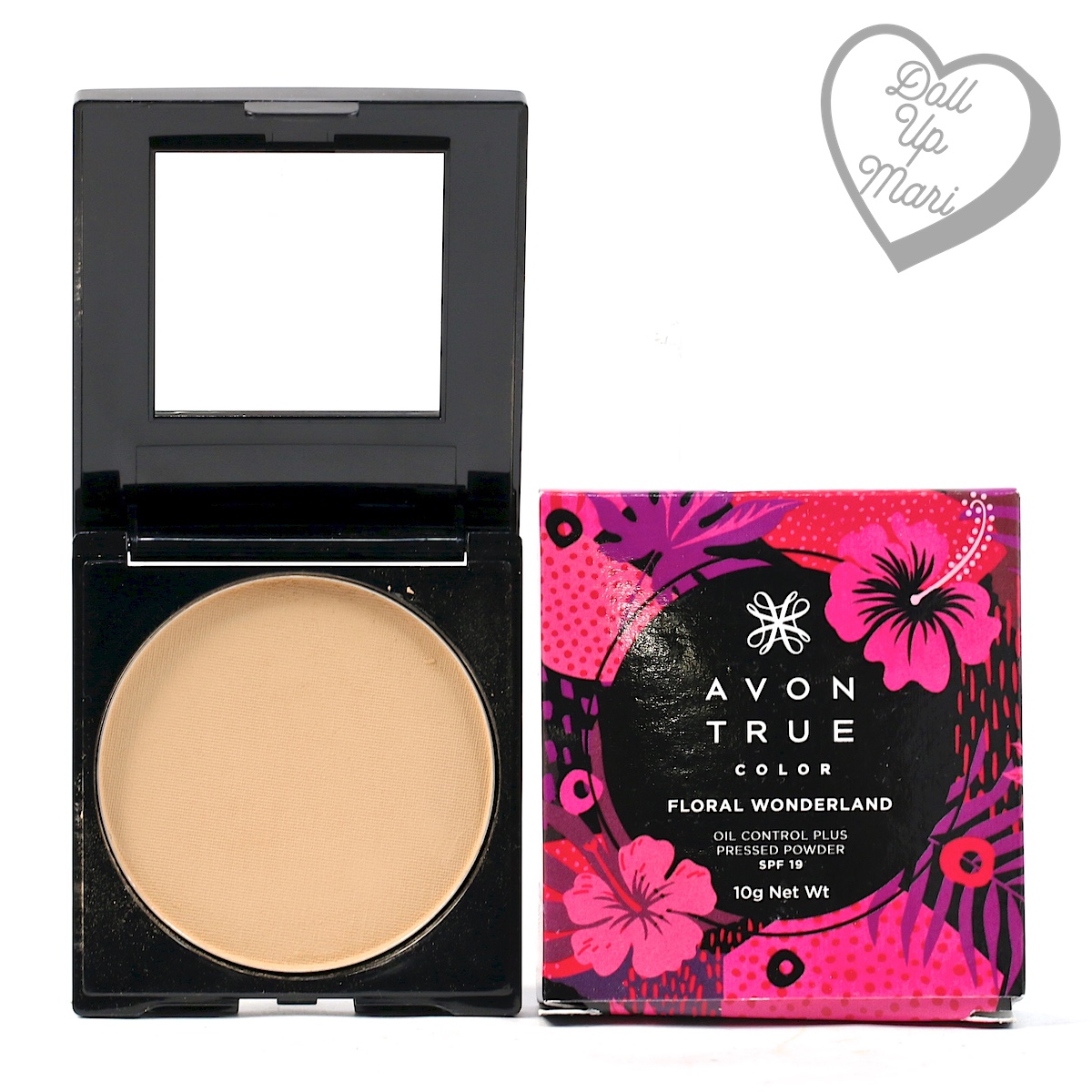 AVON Floral Wonderland Collection Oil Control Plus Pressed Powder