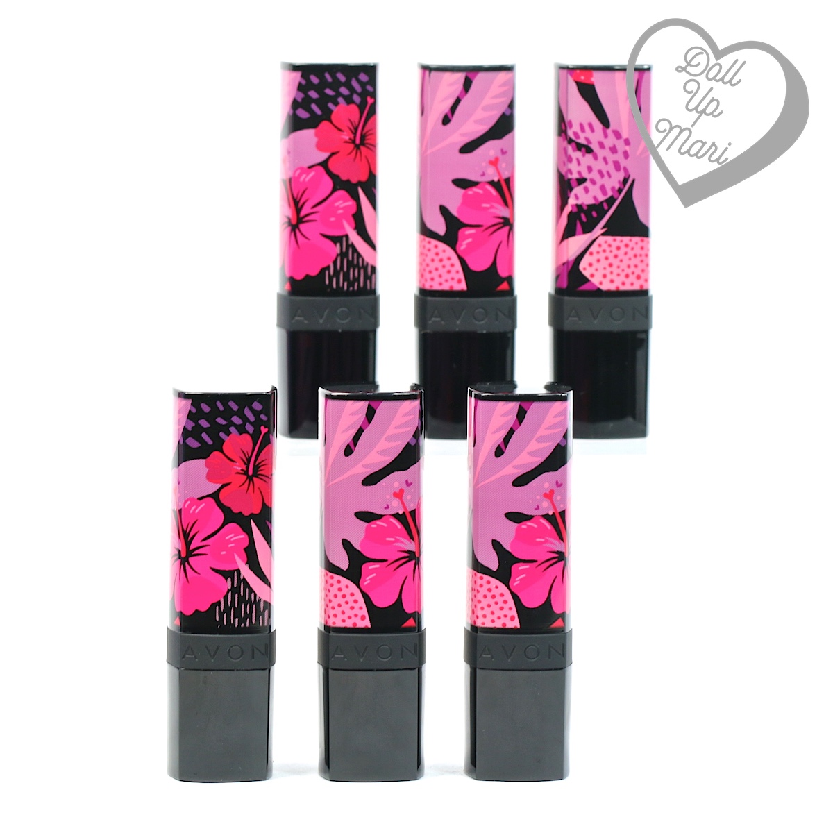 AVON Floral Wonderland Lipstick Collection Packaging