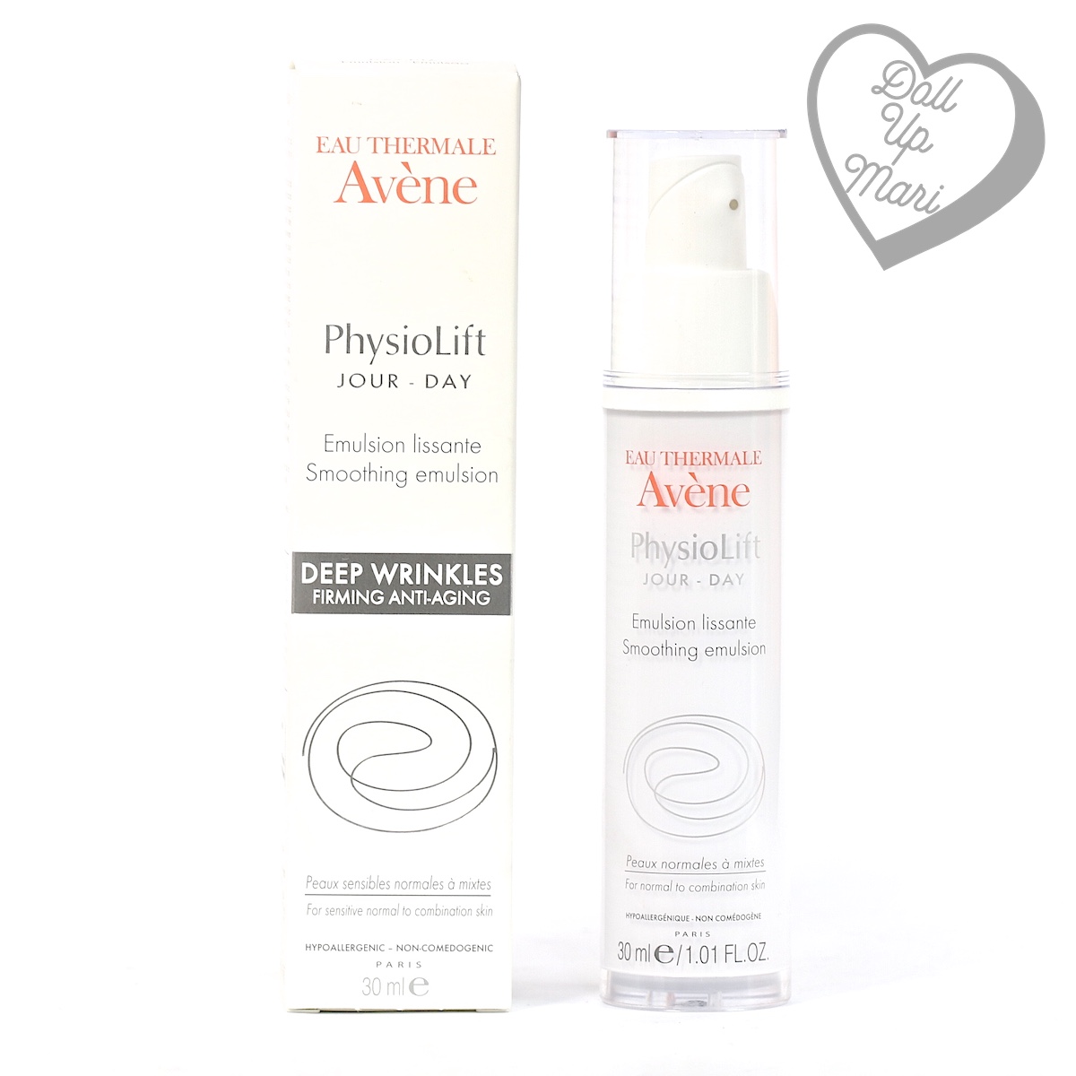 pack shot of Avène PhysioLift Day Smoothing Emulsion