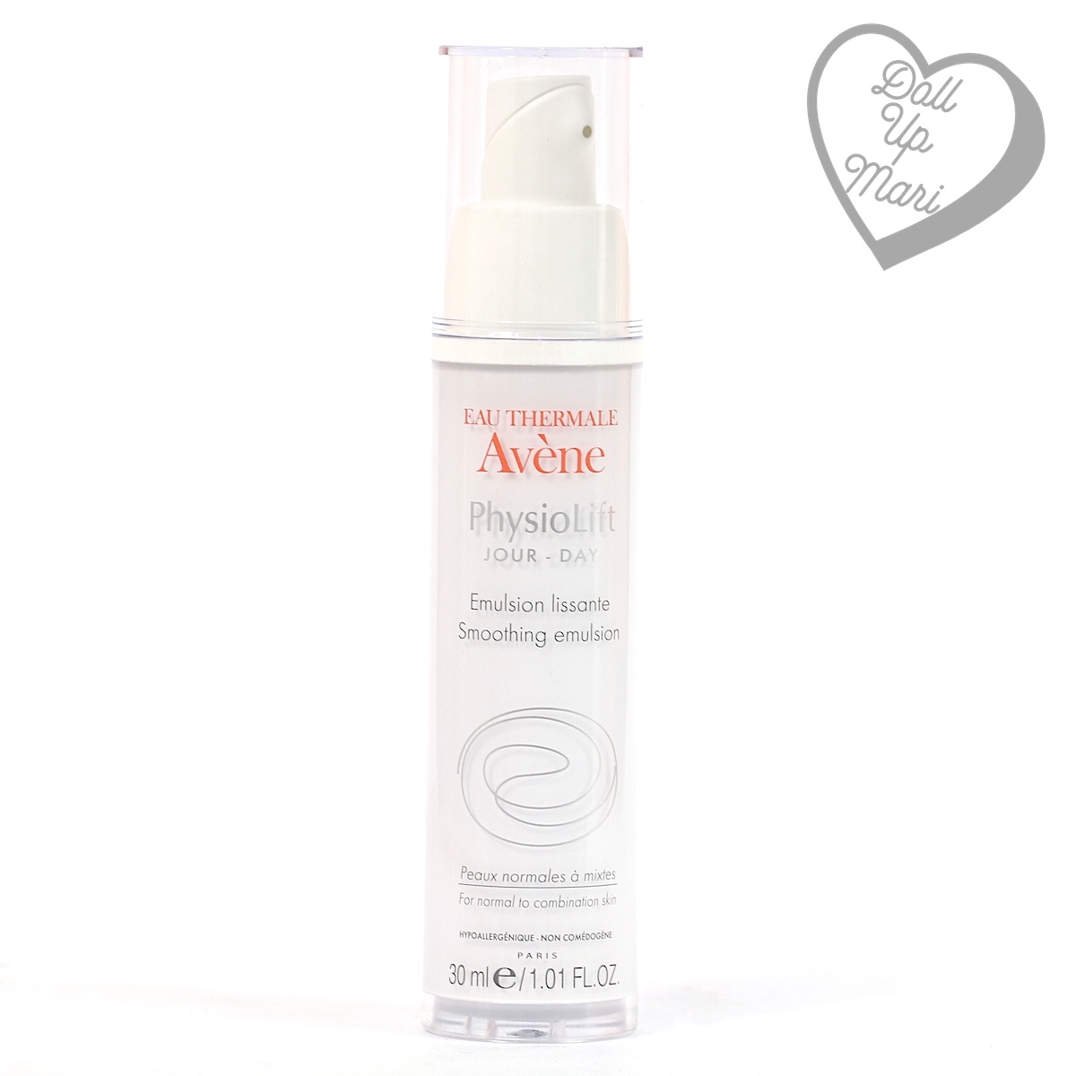 bottle front of Avène PhysioLift Day Smoothing Emulsion