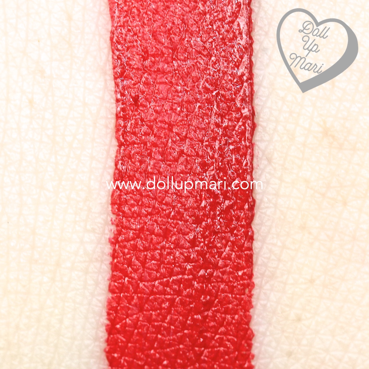 swatch of SilkyGirl Matte Junkie Lipcolor (09 Rouge)