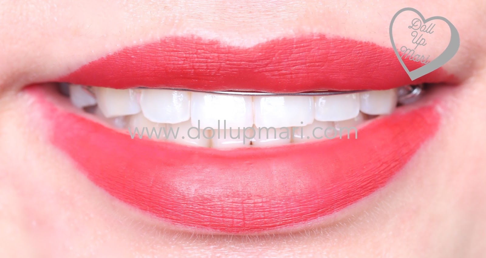 lip swatch of SilkyGirl Matte Junkie Lipcolor (09 Rouge)