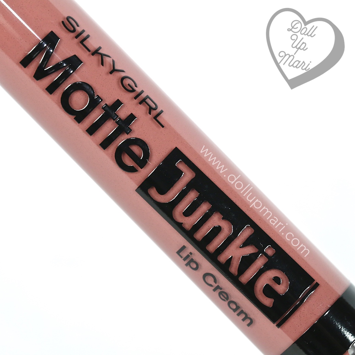 tube zoom of SilkyGirl Matte Junkie Lipcolor (10 Cupid)