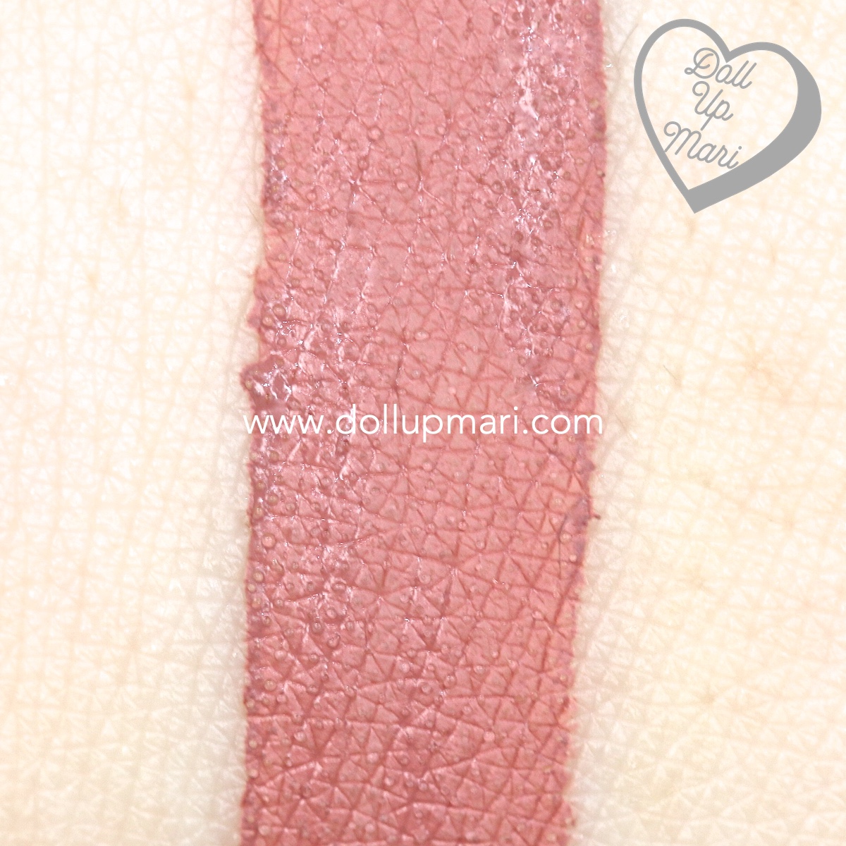 swatch of SilkyGirl Matte Junkie Lipcolor (10 Cupid)