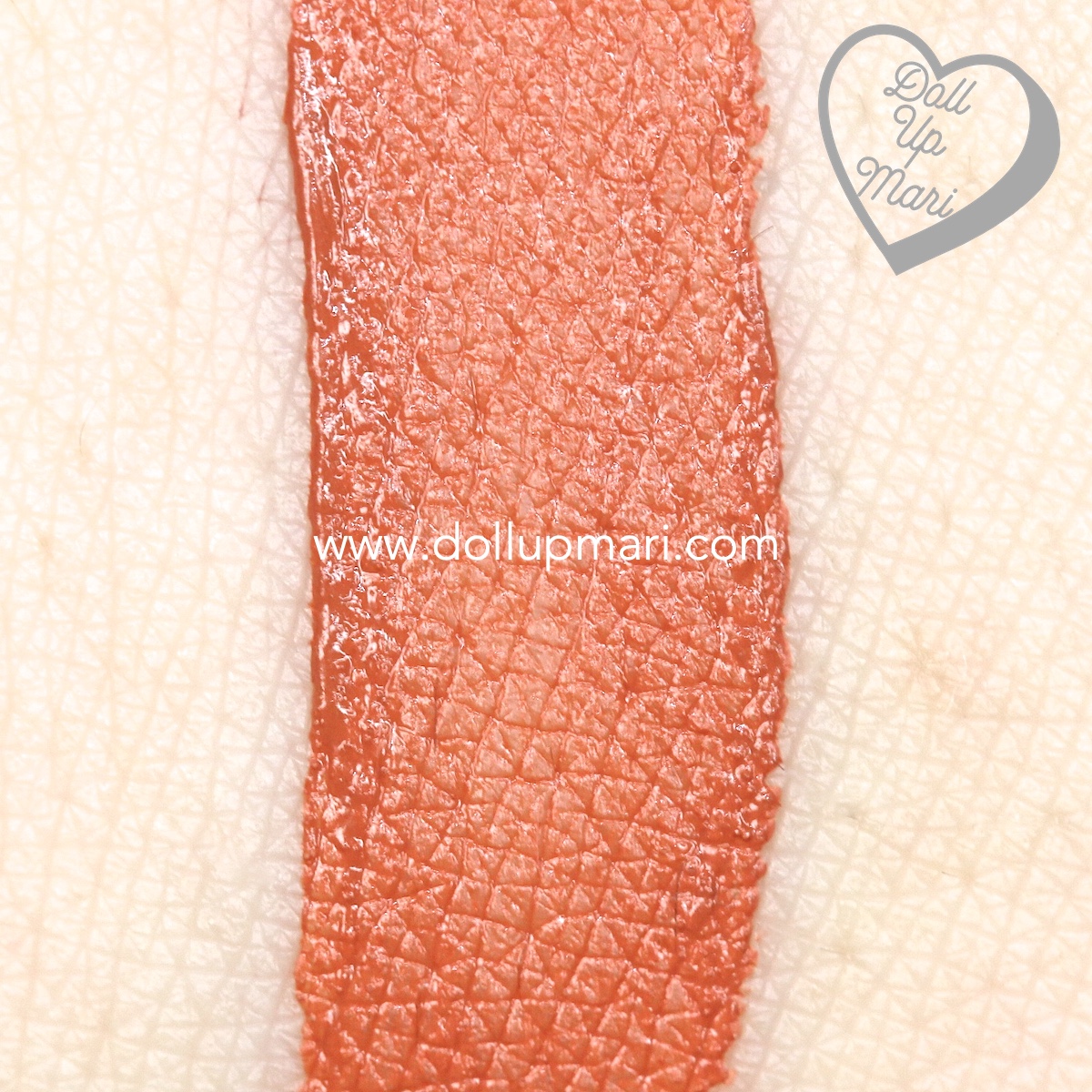 swatch of SilkyGirl Matte Junkie Lipcolor (11 Terracotta)