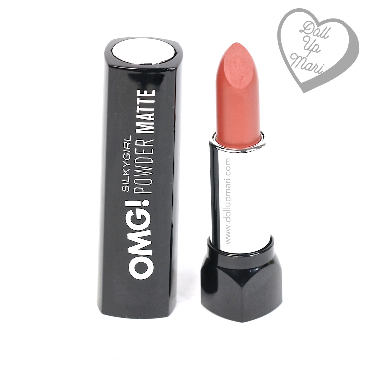 pack shot of Silkygirl OMG! Powder Matte Lipcolor Lipstick (02-Mocha)