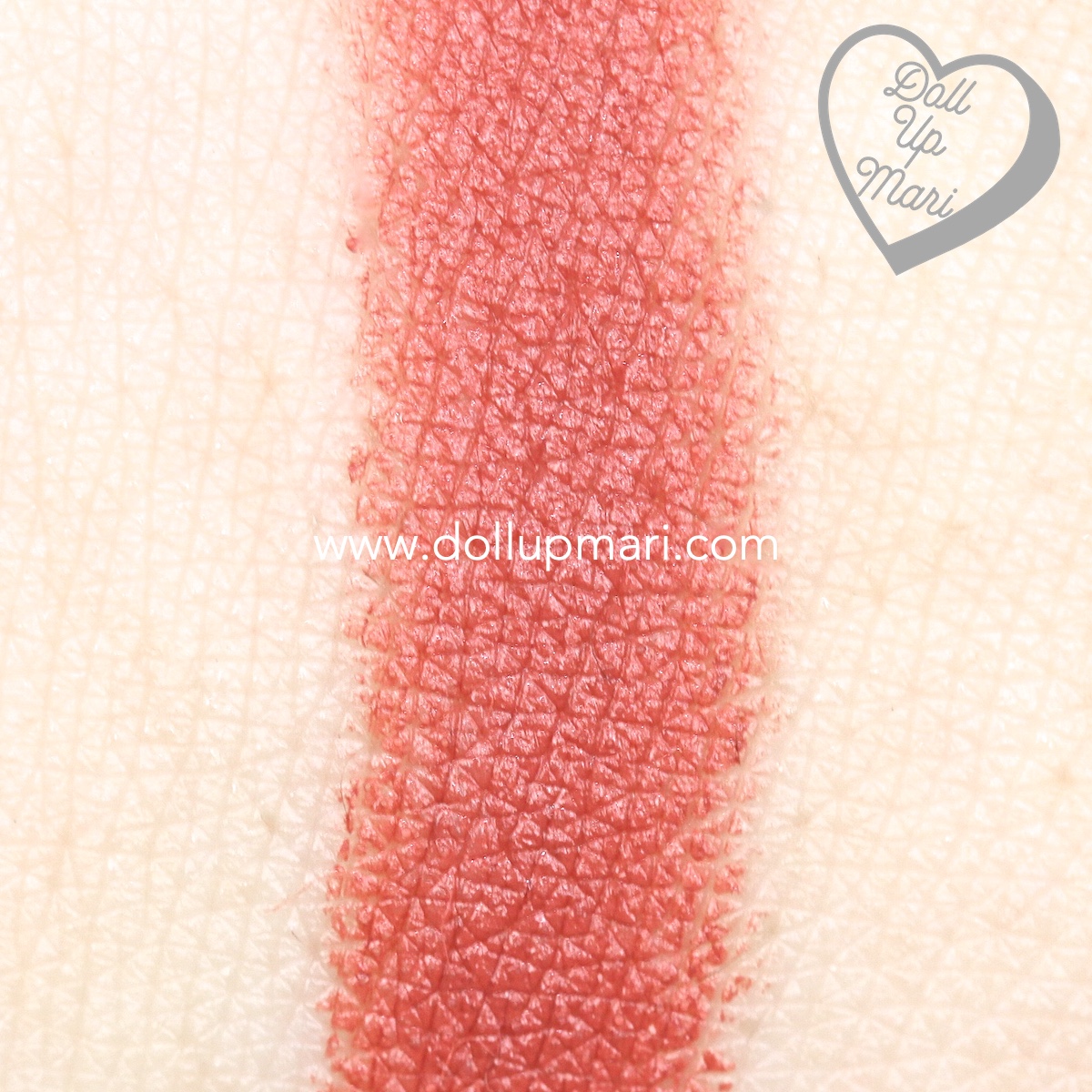 swatch of Silkygirl OMG! Powder Matte Lipcolor Lipstick (02-Mocha)
