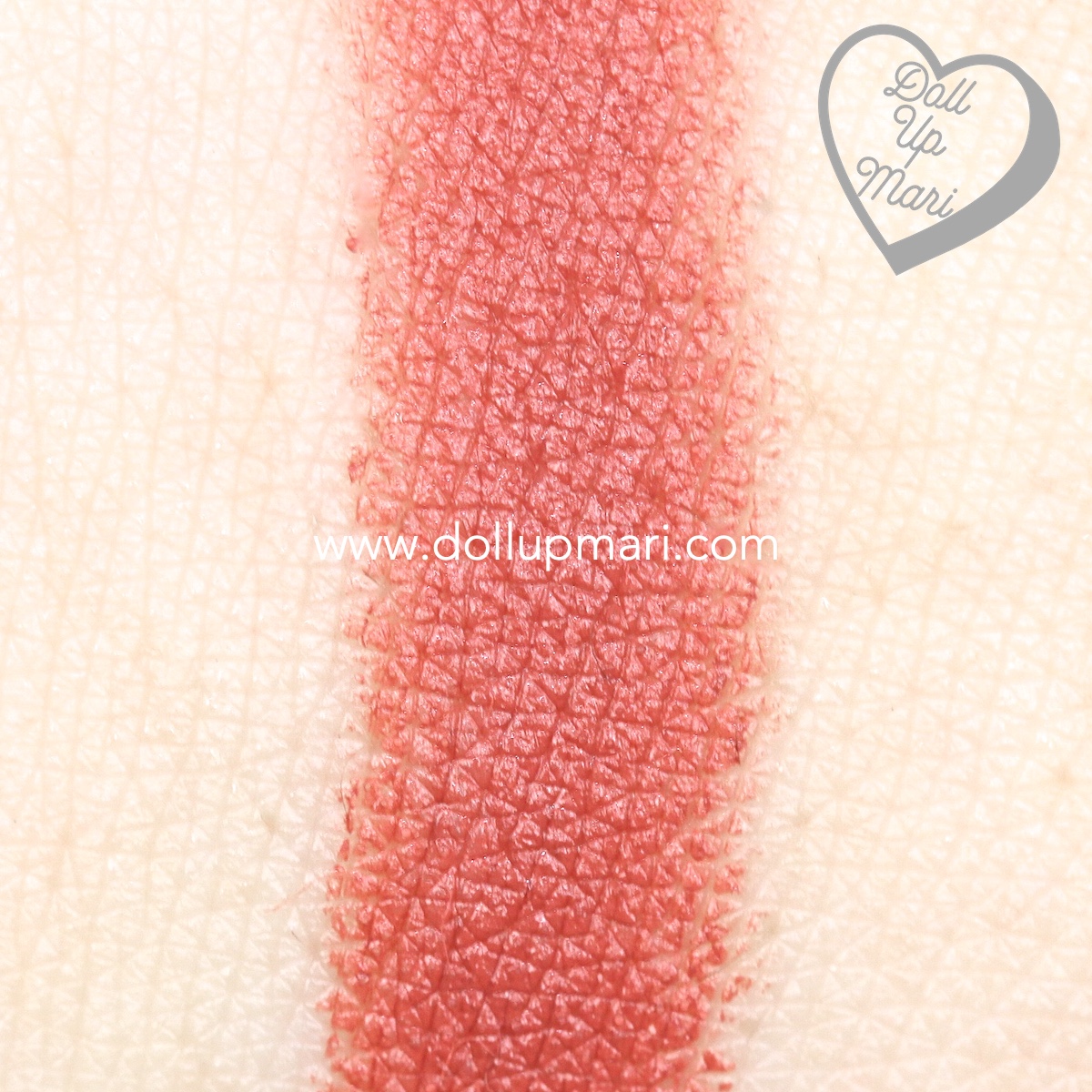 swatch of Silkygirl OMG! Powder Matte Lipcolor Lipstick (02-Mocha)