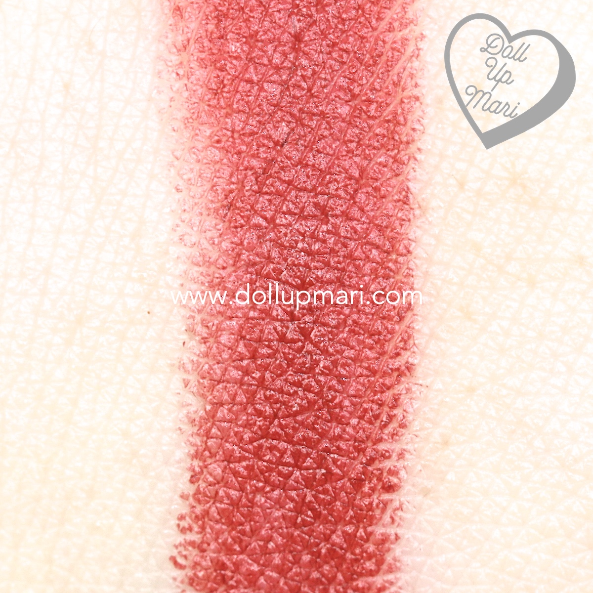 swatch of Silkygirl OMG! Powder Matte Lipcolor Lipstick (04-Maroon)