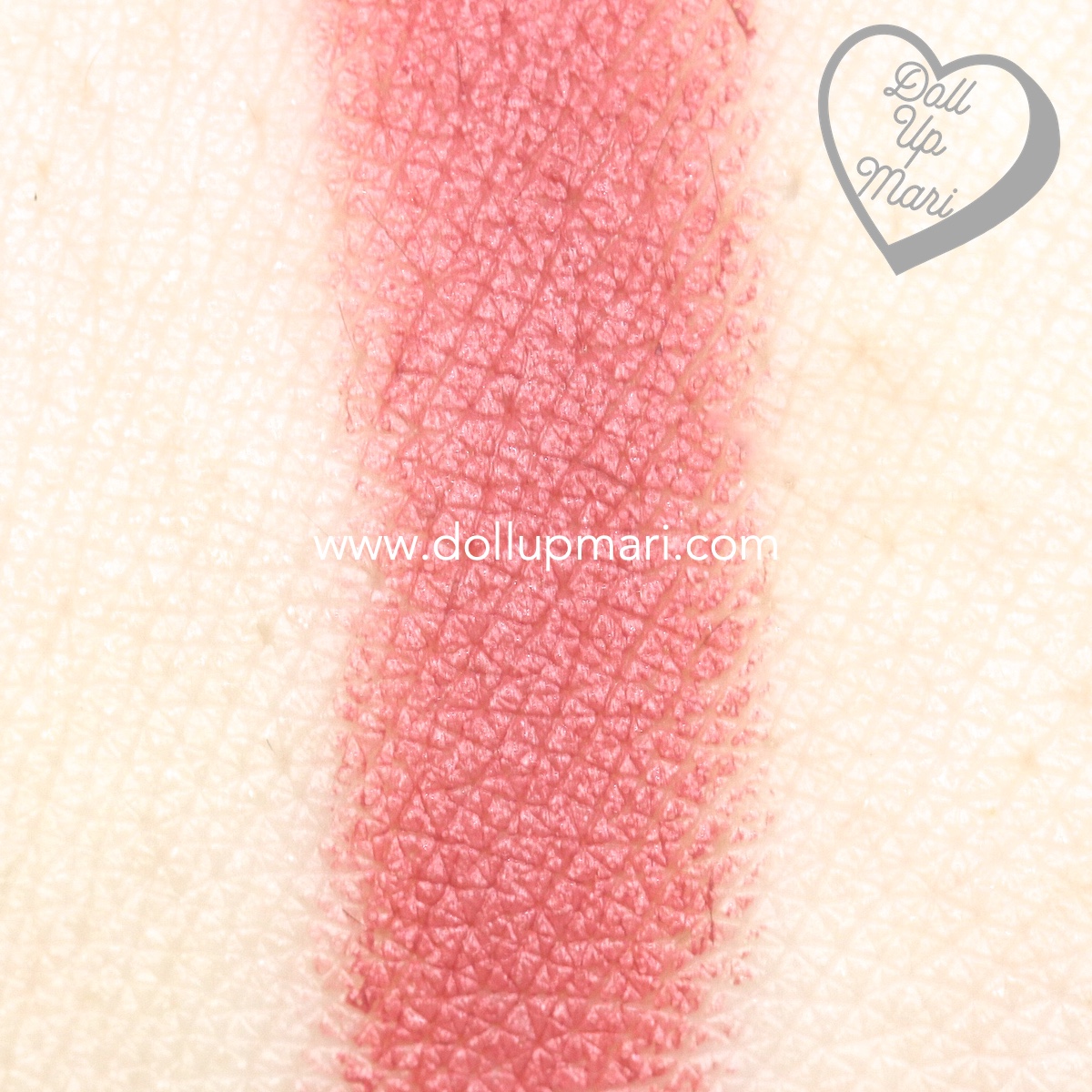swatch of Silkygirl OMG! Powder Matte Lipcolor Lipstick (05-Rosewood)