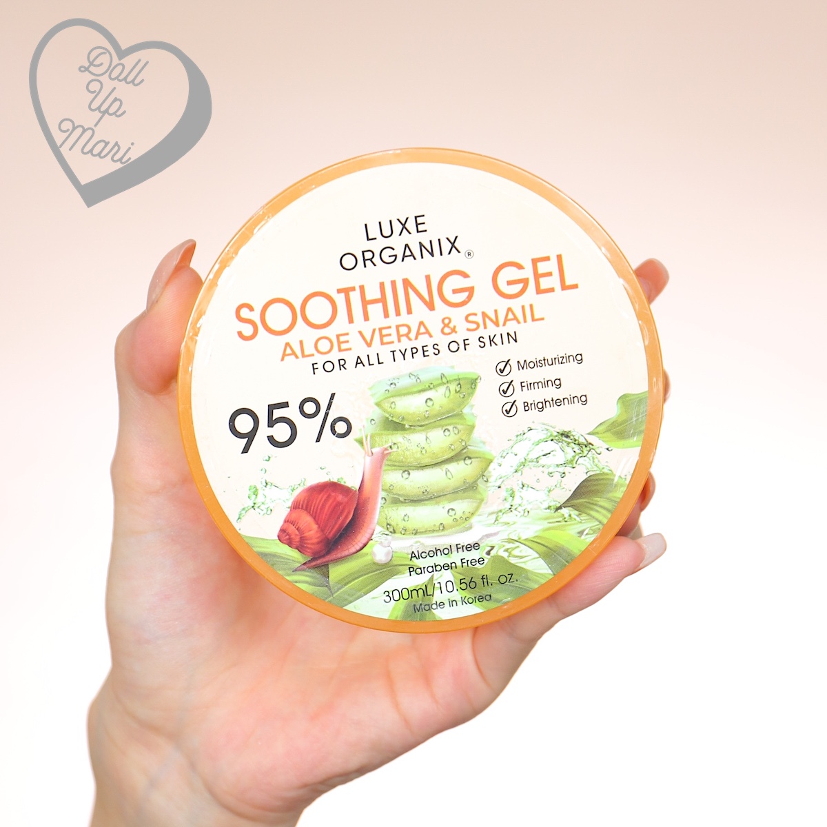 Luxe Organix Aloe Vera & Snail Soothing Gel 300mL