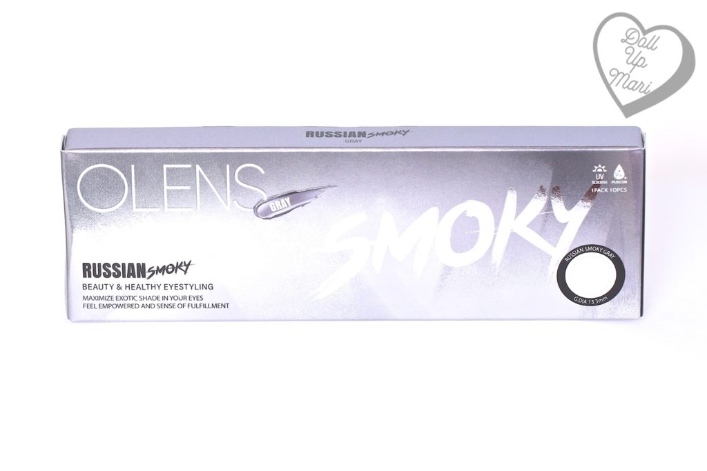 Olens Russian Smoky Contact Lens (Gray) Box Front