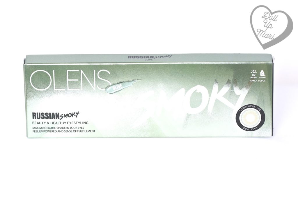 Olens Russian Smoky Contact Lens (Olive) Pack Shot