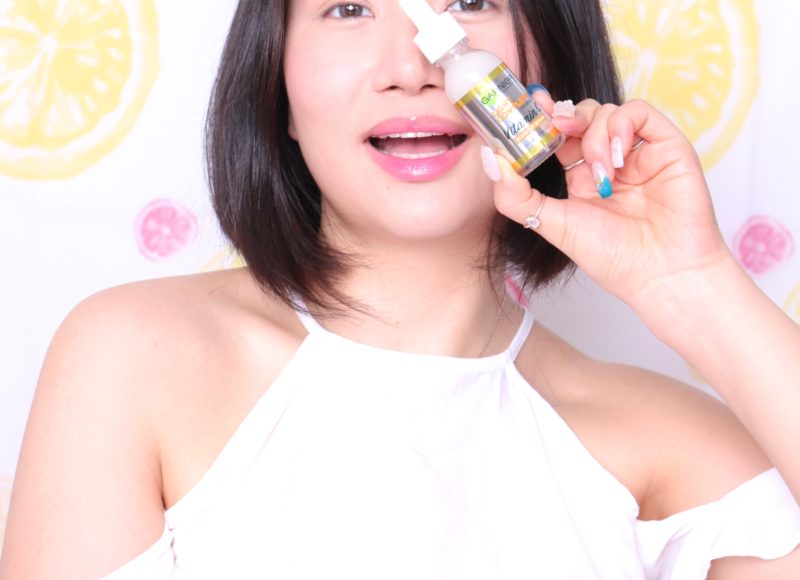 Mari Posing with Garnier Vitamin C Serum