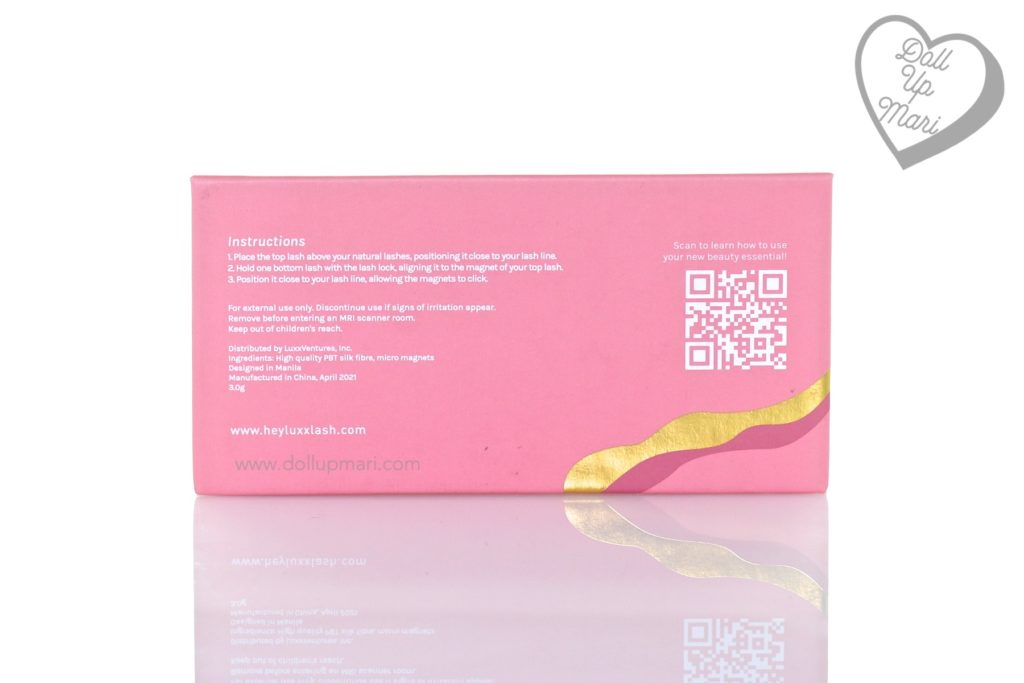 LuxxLash Lily Box Rear